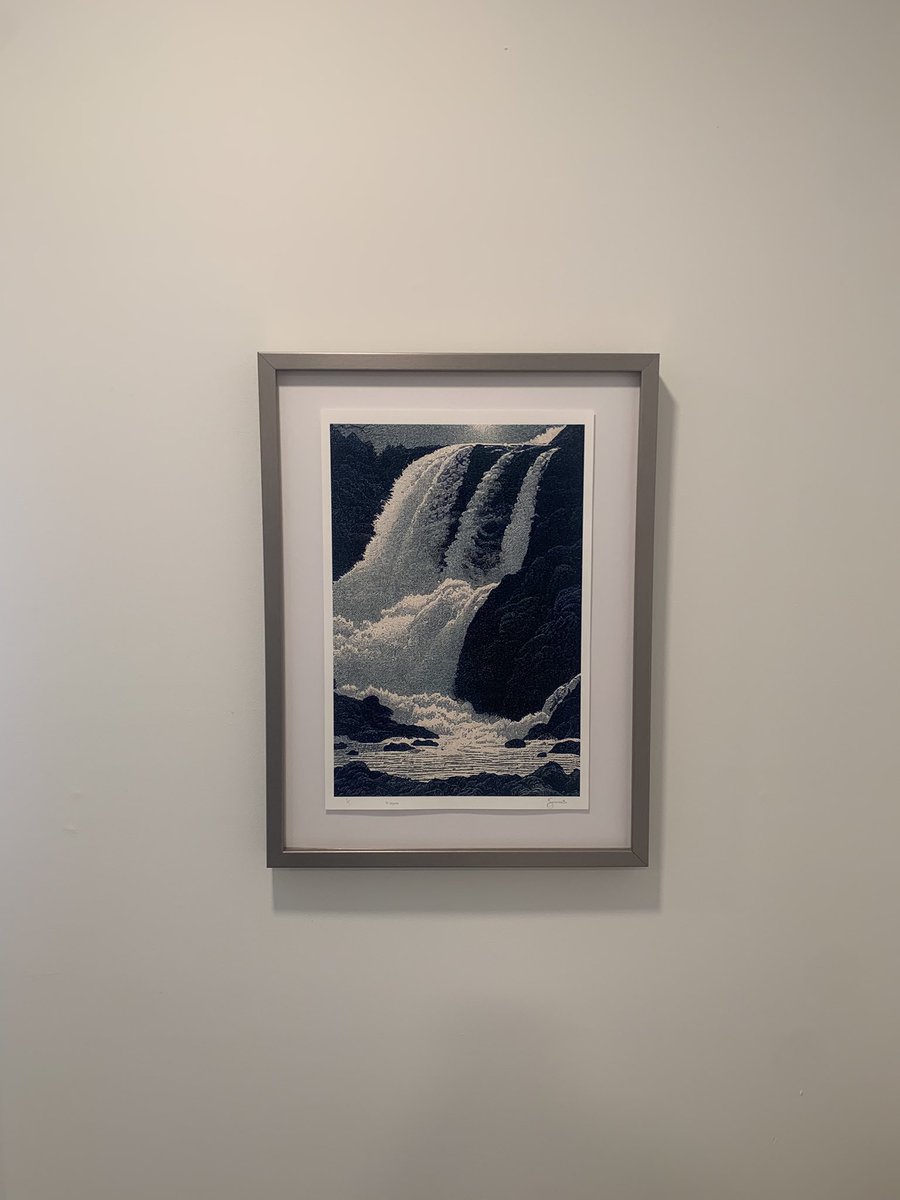 GM everyone !! 😊

I'm super excited! Finally, one of my physical works (from <a href="/foundation/">Foundation 🌐</a>) has been framed and displayed by <a href="/Realz37/">Realz</a> 

Thank you so much Realz, i really appreciate it 💙💙

And Happy monday everyone 💙