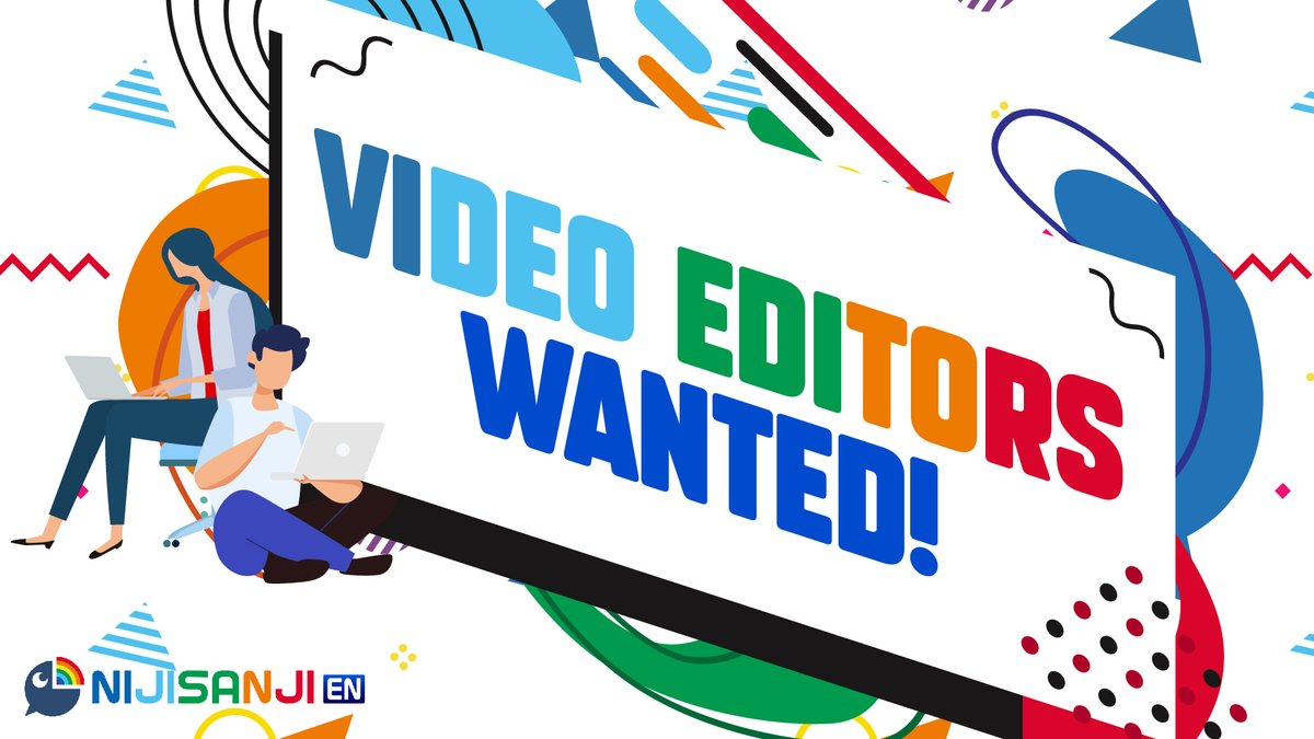 NIJISANJI_World's tweet photo. 【Recruiting: VIDEO EDITORS!】

If you enjoy making funny videos then we are looking for YOU! 🫵🏽
(Japanese-English bilinguals welcome!)

🔻Application:
https://t.co/9NRiJt1OT7

⏰Deadline:
June 30, 2023 (23:59 JST)

#NIJISANJI_EN https://t.co/2s2rUEY31N
