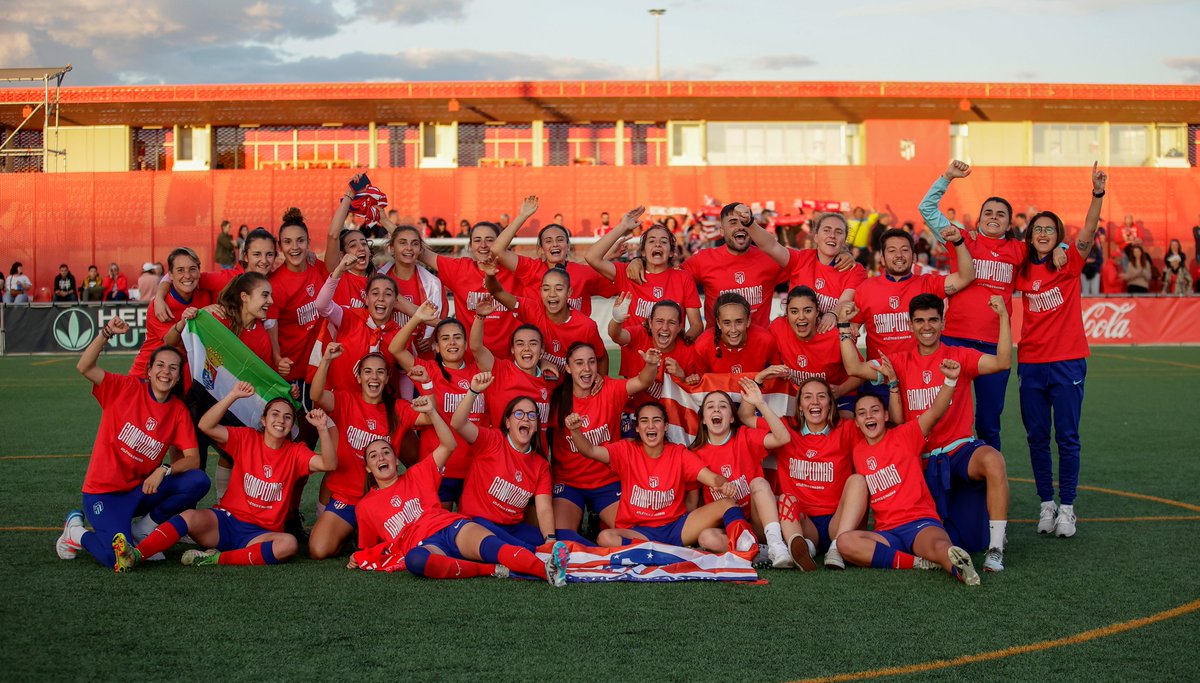 AtletiAcademia's tweet photo. ¡DE LOCOS! 🤯

¡Vaya temporada de nuestros filiales! 👏

¡Enhorabuena por los ascensos, EQUIPAZOS! 💪 https://t.co/fypwv8S8Ai