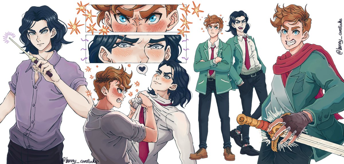 💥🦇

recently read Carry On.
love these two dorks so much i had to draw them.
#simonsnow #basilpitch
#CarryOn