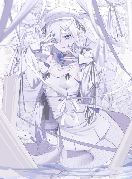 OC白い子ちゃん