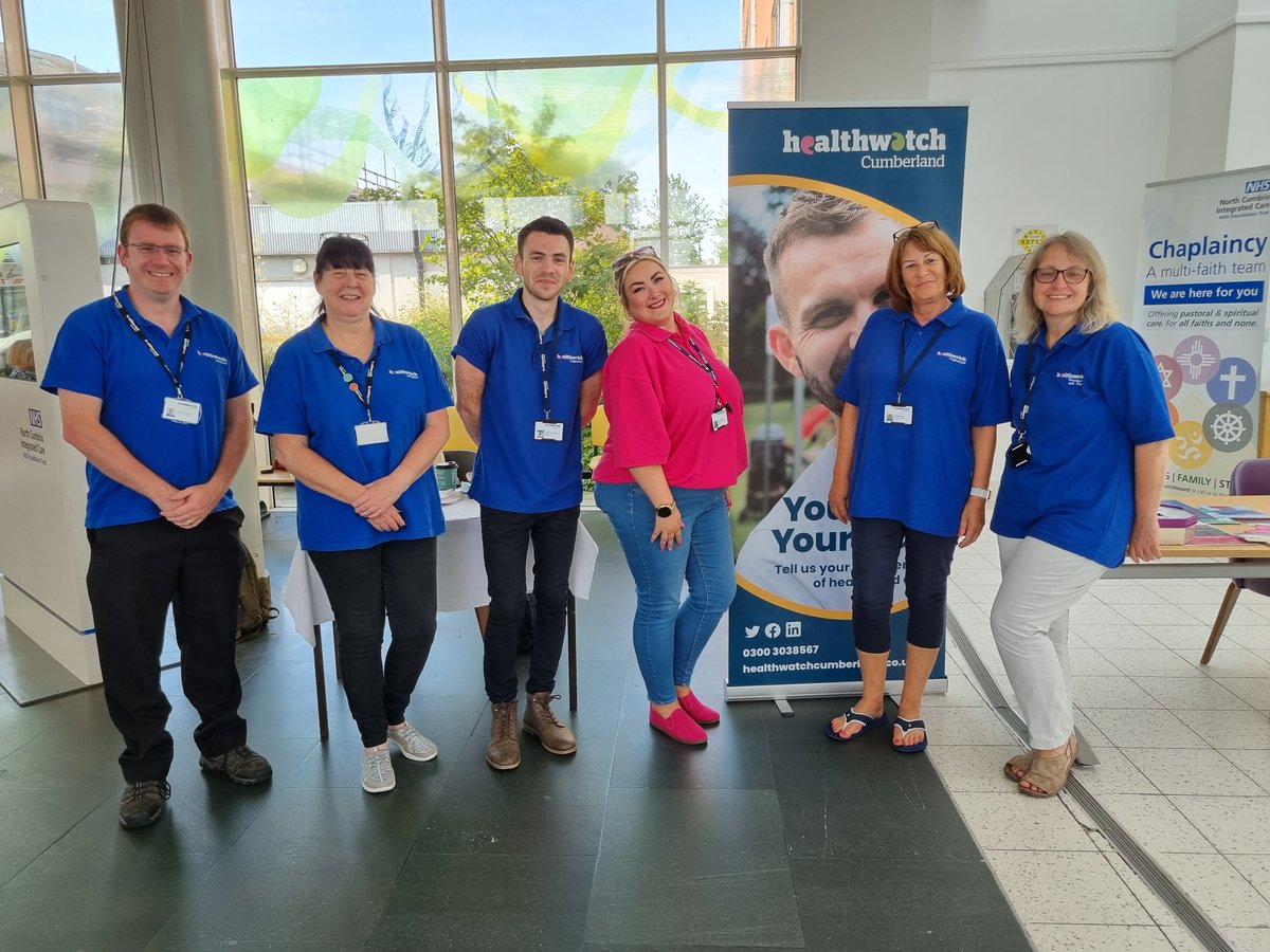 Today we are carrying out an Enter &amp; View visit at the Cumberland Infirmary, listening to experiences of the service and ensuring you are receiving the best possible care.

Won't see us in person but have something to share? Fill out our online survey 👉 bit.ly/3MZvJPr