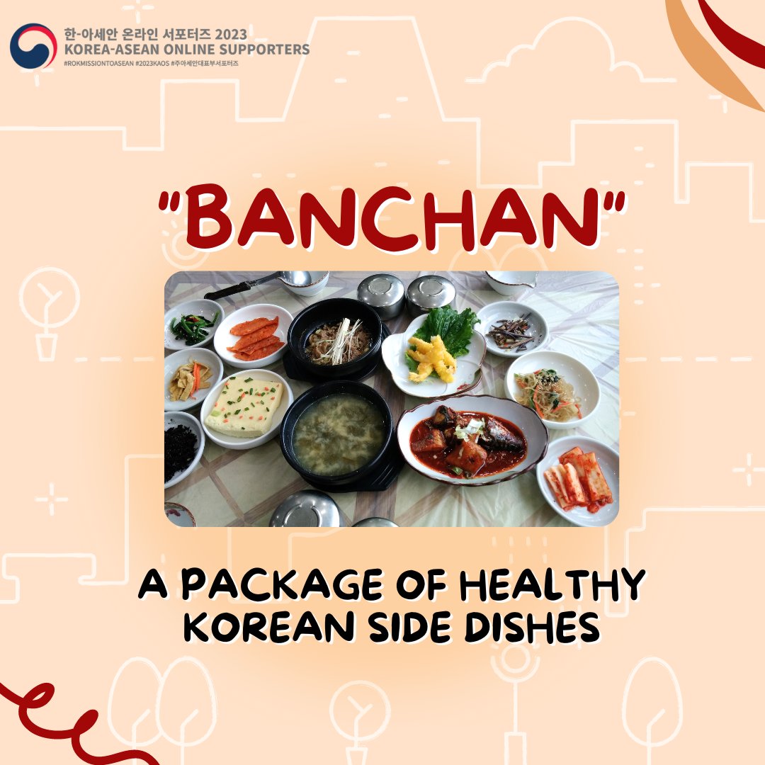 sanniebestboy99's tweet photo. Hi guys, have you ever tried Banchan?
If you are K-drama lovers, you guys must be familiar with this dish!π
But did you know that Banchan is mostly made from vegetables?π€
#μ£ΌμμΈμλνλΆμν¬ν°μ¦ #νμμΈμμ¨λΌμΈμν¬ν°μ¦ #2023KAOS #KAOS2023 #rokmissiontoasean #ASEAN #Korea_ASEAN https://t.co/5YlgqqOTKw