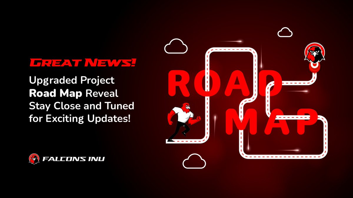 FalconsInu's tweet image. 📣 Great News! We are thrilled to share with our incredible #community that in the next few days, we will drop down our upgraded #ProjectRoadMap! 

Stay close and tuned because you will love what we have planned! Get ready for a future filled with #innovation and exciting…