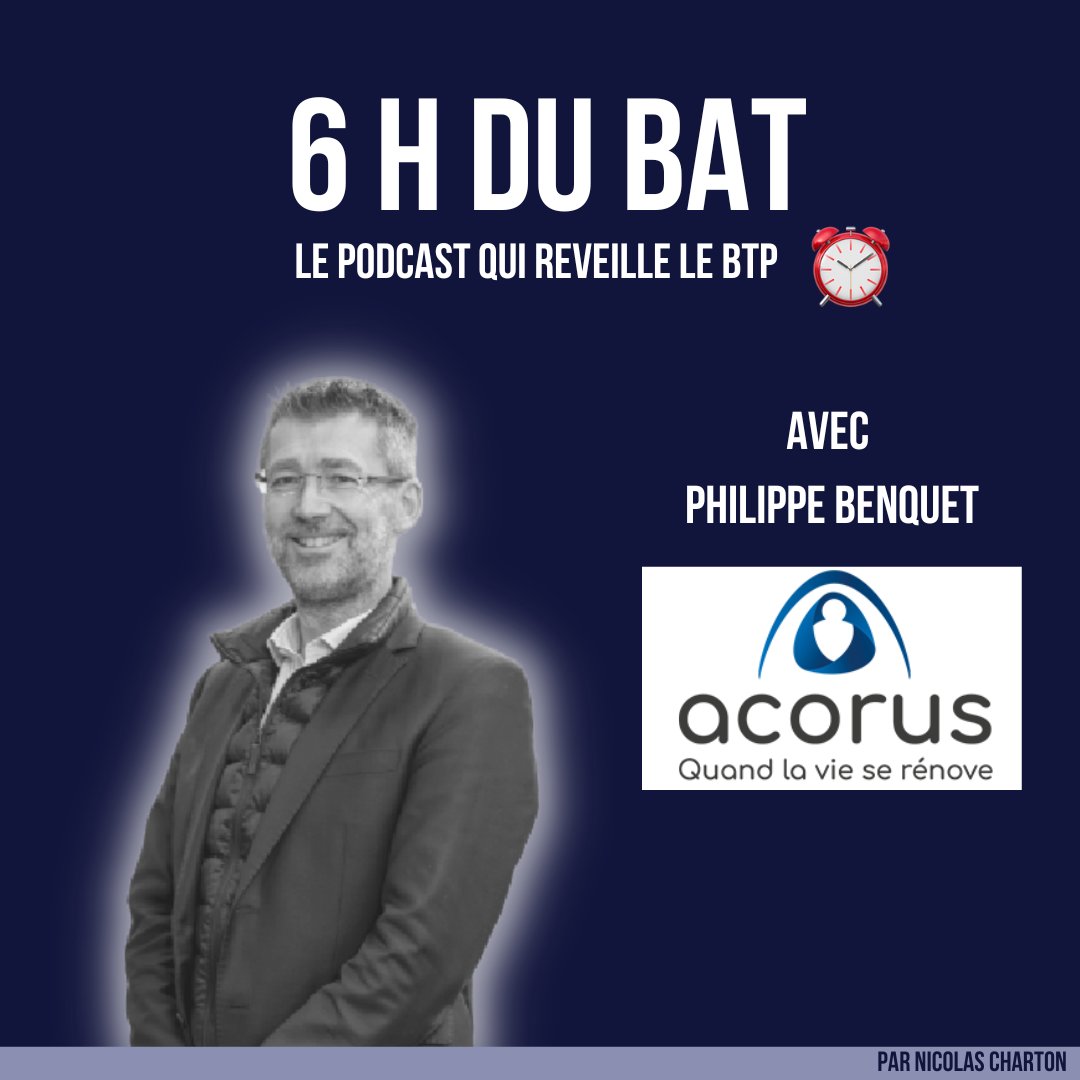 Dans 6H du BAT #15

La croissance par l’emploi, la success story d’Acorus.

Philippe Benquet

#croissance #btp #podcast

tinyurl.com/croissanceBTP