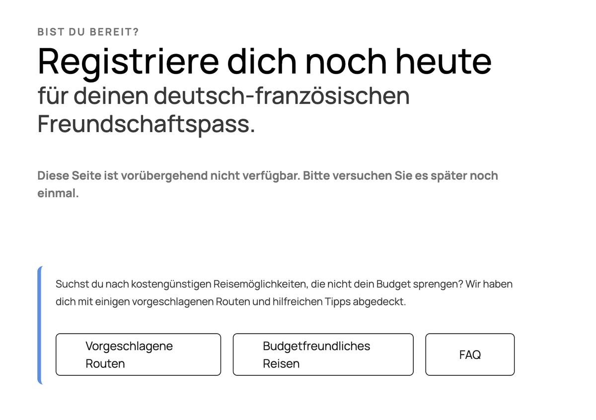 Deutsch-Französischer Freundschaftspass Updates tweet media