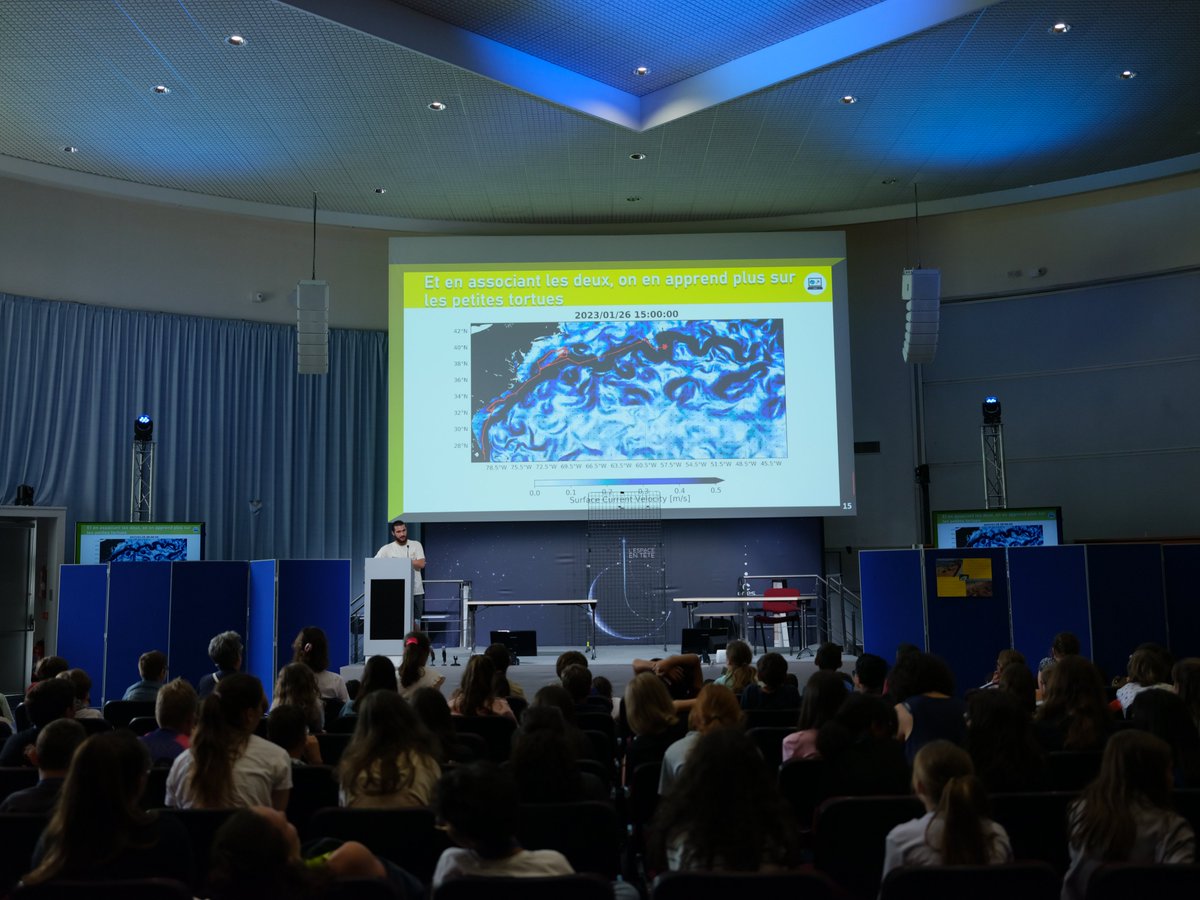 📢Last week, I had the privilege to present at <a href="/CNES/">CNES</a> to share my research on #seaturtle using satellite-tracking tech🛰️ and oceanic data. It was an amazing experience to engage with primary school students, inspiring them to protect sea turtles🐢 and their habitats.
#Argonautica