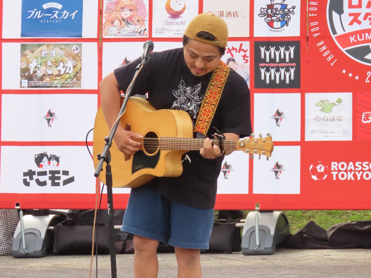 koichiro1977041's tweet photo. 清水エスパルス戦、きなっせスタグルでのChaoBeeさんのミニライブ
#ロアッソ熊本 
#ChaoBee さん https://t.co/TSPNHusf8H