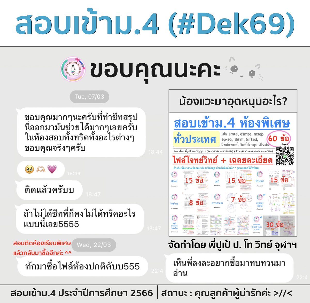 pupe_MSc_chula's tweet photo. สอบถาม/ซื้อข้อสอบไปฝึกทำ (เฉลยละเอียด)ได้ค่ะ^^
➡️dm
➡️IG: https://t.co/uXLk16ED02
➡️line id: 0839722075 /สแกน QR Code

#สอบเข้าม4 #mwit #วมว #จภ #kosen #พสวท #เตรียมอุดม #dek69 #dek70 #dek71 #สสวท #เรียนพิเศษ #สอนพิเศษ #ติวเตอร์จุฬาฯ #kvis #tu86 #tu87 #smte #mwit34 #mwit33 https://t.co/b66AYeTBju