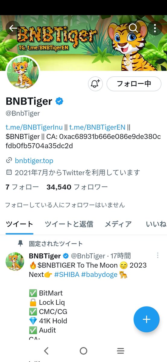 eestisky's tweet photo. @max_tumm @BnbTiger Done. 🚀🚀🚀💫💫🌕 https://t.co/Ez6LCGUzMX