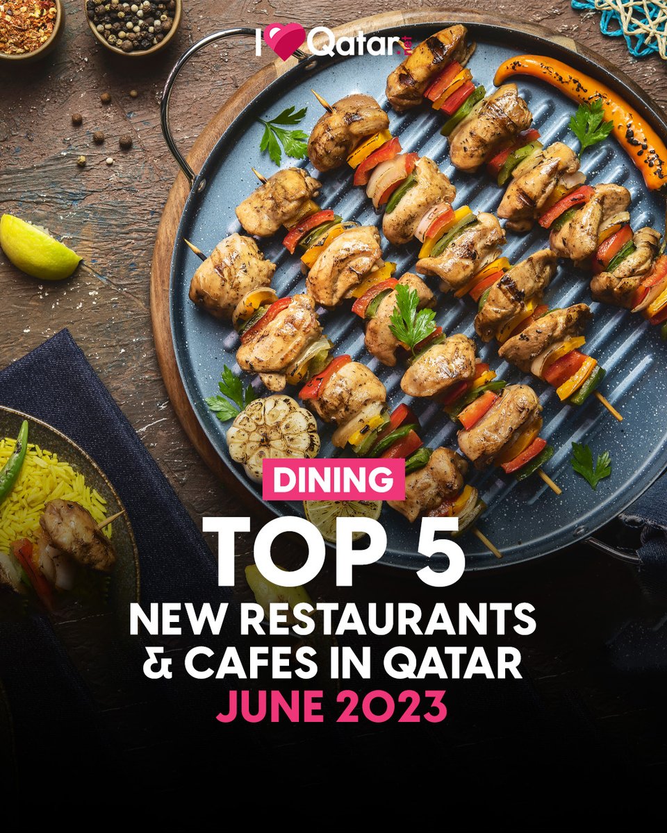 ILQLive's tweet photo. π½οΈ Want to try interesting doughnuts, yummy Arabic, Indian & Chinese food? π check out top 5 new restaurants & cafes for June!
For more foodie guides, visit https://t.co/bZ4cMszbrk! π
#Qatar #ILoveQatar #ILQLive #ILQ #ILQDining #DineOutDoha #QatarGuide #ILQGuide #FoodGuideQatar #QatarFoodies #DohaFoodies #ILQTop5