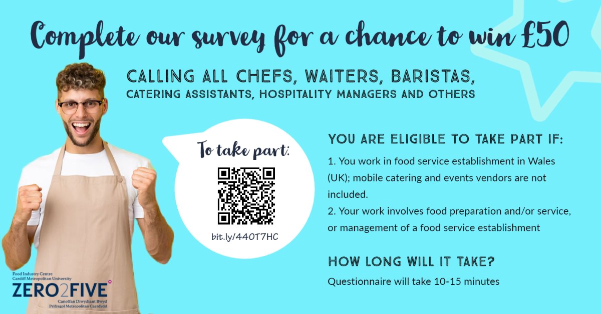 If you missed it: We are calling #chefs, #waiters, #catering assistants, #managers and other employees working in #foodservice and #hospitality in #Wales (UK) to fill in a questionnaire. To take part ➡️ bit.ly/44OT7HC 🌟Please share #survey #food #restaurant