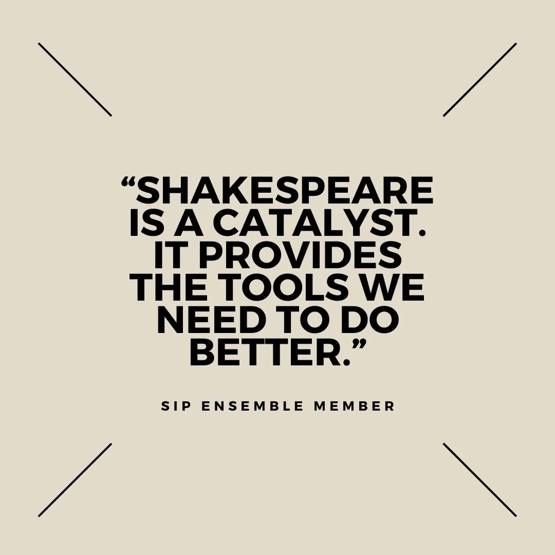 "#Shakespeare is a catalyst. It provides the tools we need to do better." 

#ShakespeareInPrison #ArtsInPrison