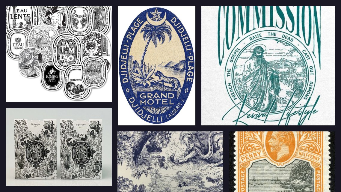 🚨 Freelance Illustrators Wanted 🚨 Currently working on a project that requires some highly crafted, and detailed linework illustration depicting a handful of scenes to be used on packaging. If you or anyone you know can execute the style attached, let me know!

RT's Appreciated