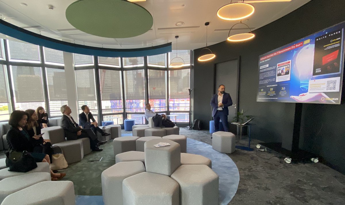 📢 ⏳Live demonstration of our know-how at <a href="/CampusCyberFr/">Campus Cyber</a> 

Holiseum presents its innovative solutions to the Singaporian delegation of <a href="/CSAsingapore/">CSA</a> 
🙏Thanks to David Koh, Phua Puay Li, Yik Jiawei, Angela Wibawa et Nicole How for their participation