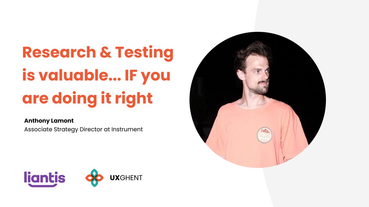 📣 Exciting Speaker Alert 📣

Last but not least, we are thrilled to announce Anthony Lamont
He'll dive into various research methodologies &amp; tools, showcasing examples from <a href="/instrument/">Instrument</a> !

Save the date and make sure to be there on June 15th!
lnkd.in/ecRUHB8T
