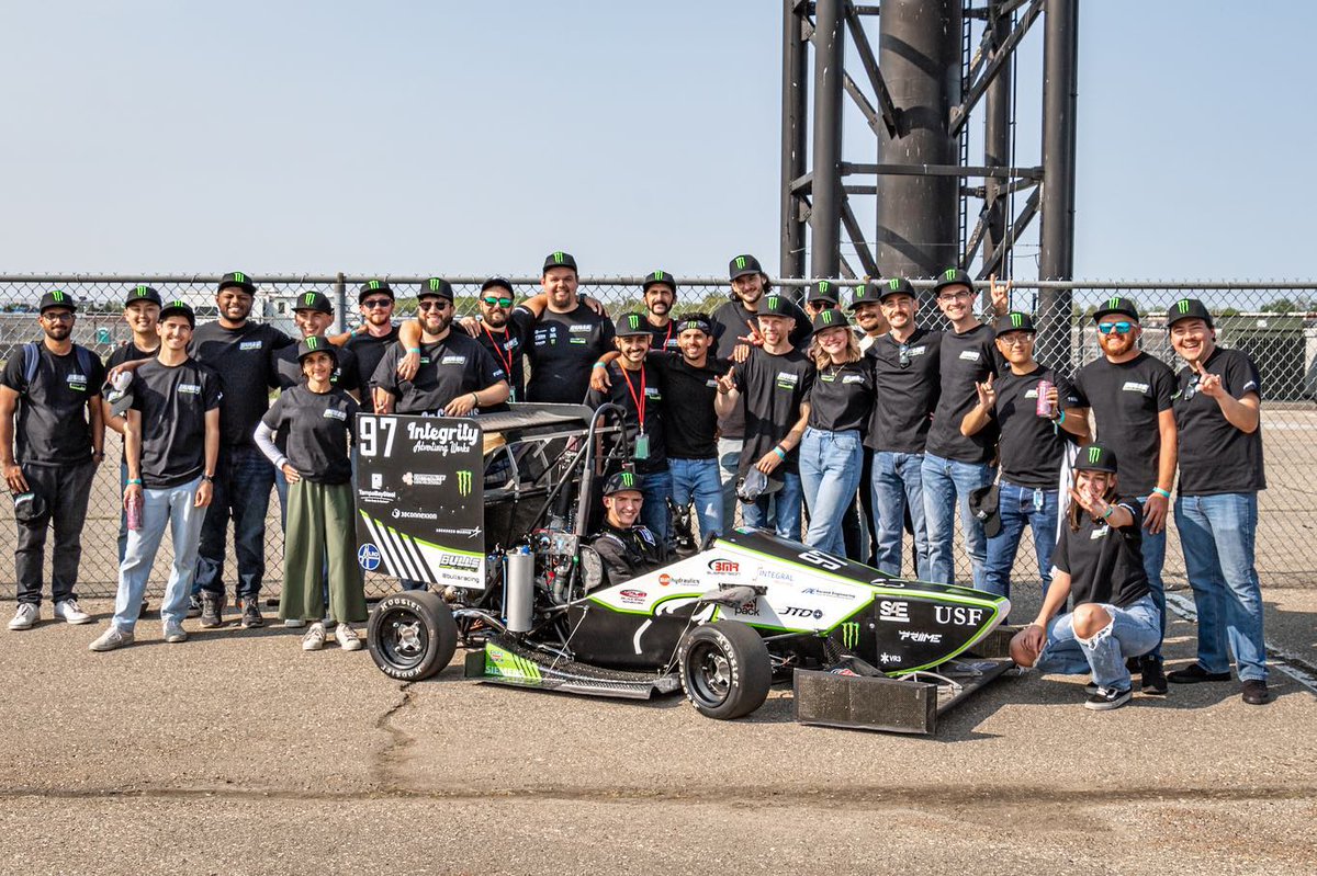mccst's tweet image. Congratulations, Bulls Racing, on placing 25th overall, 7th in the Acceleration Event, and 3rd place overall for the business presentation at the Formula SAE Michigan competition, May 17-20, 2023. facebook.com/reel/123824290… #bullsracing #fsae #usfengineering bullsracing.com