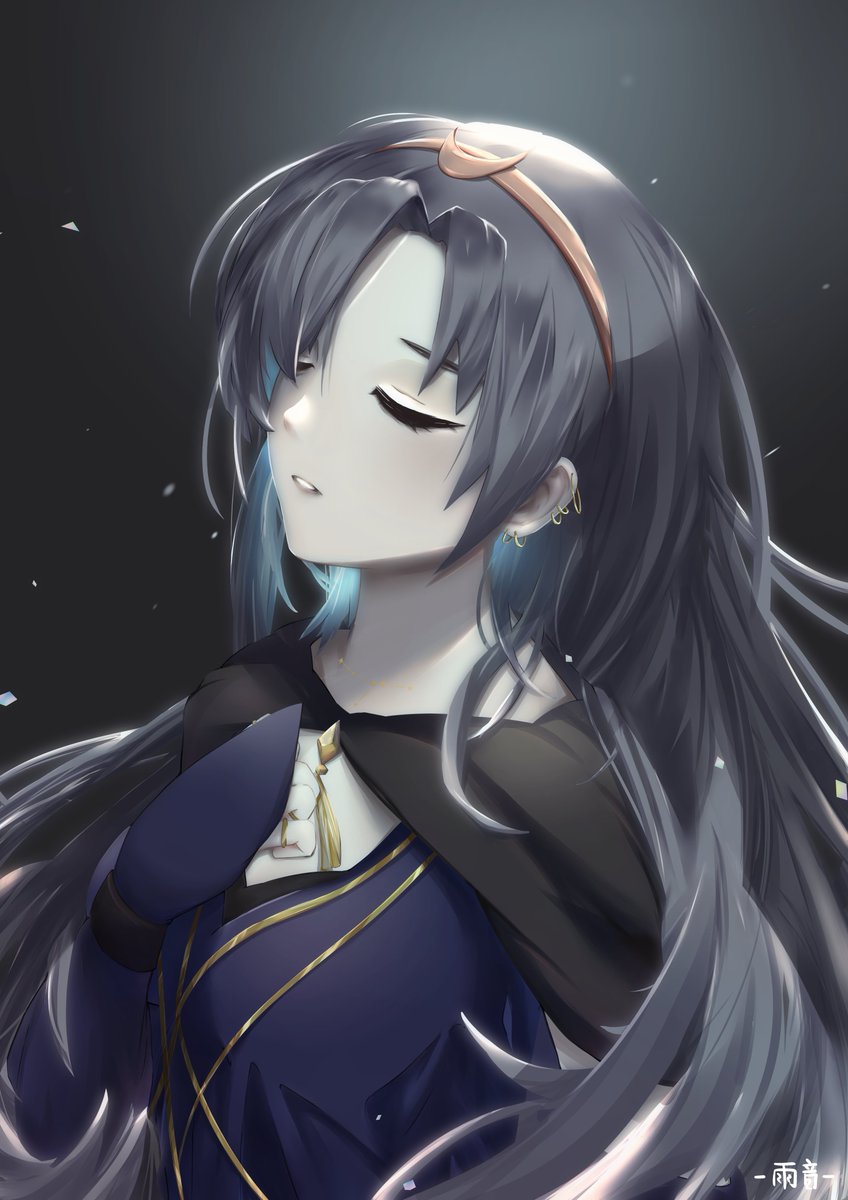 ElleLuna_vt's tweet photo. I got new profile picture cause Amane made me so pretty... like, just look???

🎨: @ amanesuishin 
#ellestration https://t.co/1ISq6Oo65A