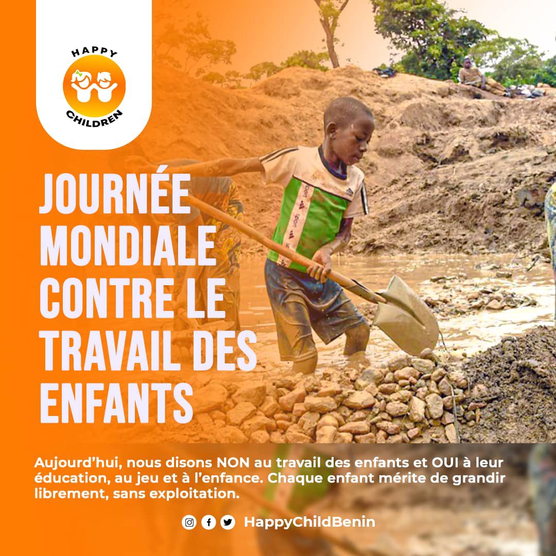 HAPPYCHILDBENIN's tweet photo. En cette journée du 12 Juin, tous ensemble, luttons contre le travail des enfants...

#happychildren #Travaildesenfants #kidsprotection https://t.co/ed0eWxgjJn