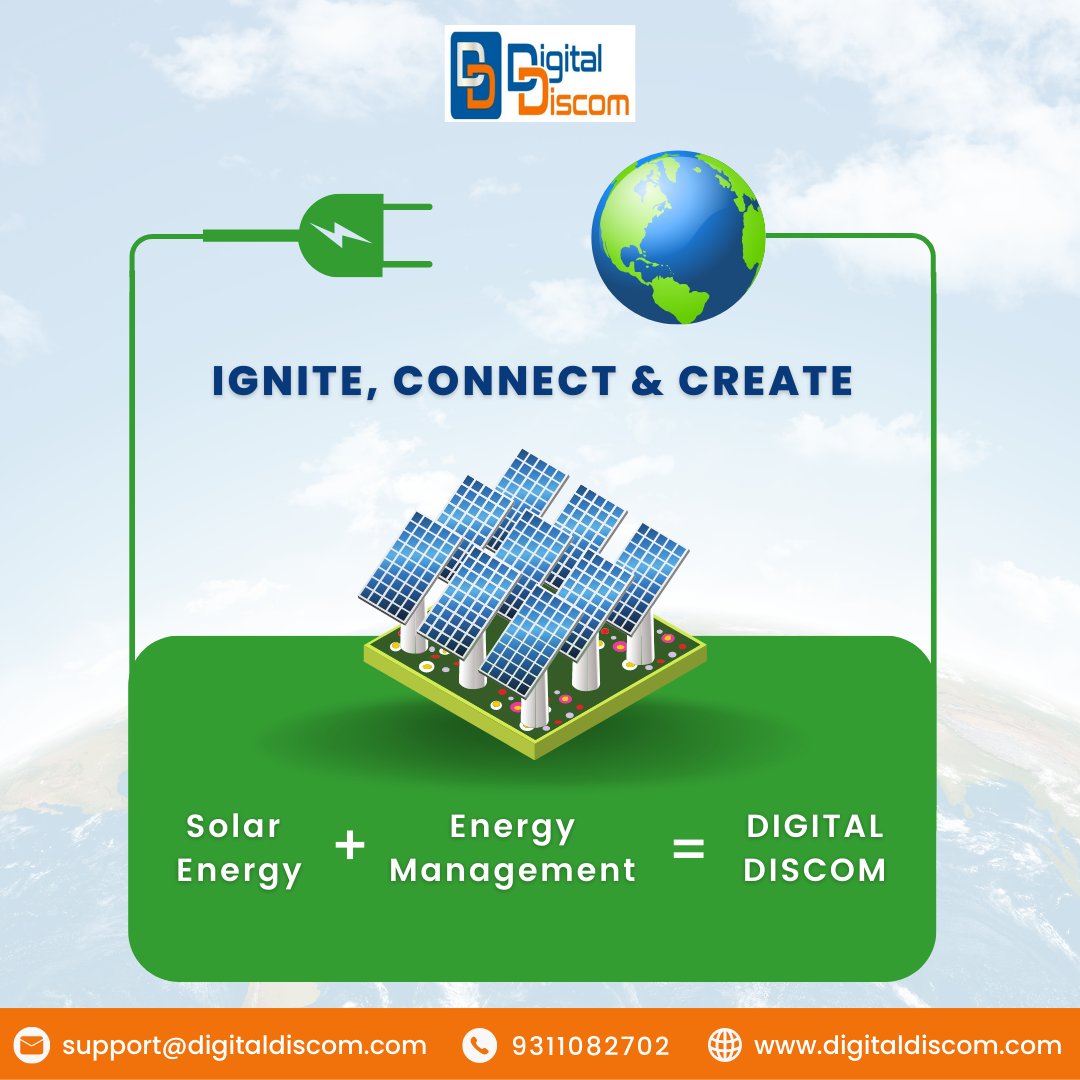 DigitalDiscom's tweet photo. Transforming the Energy Landscape!

Digital Discom Leading the Way with Solar Energy and Energy Management Solutions.
.
.
#DigitalDiscom #powersolutions #solarenergy #energy #digital #solarsolutions #solarpower #solarpanel #GreenEnergy https://t.co/6XCsZ31cLj