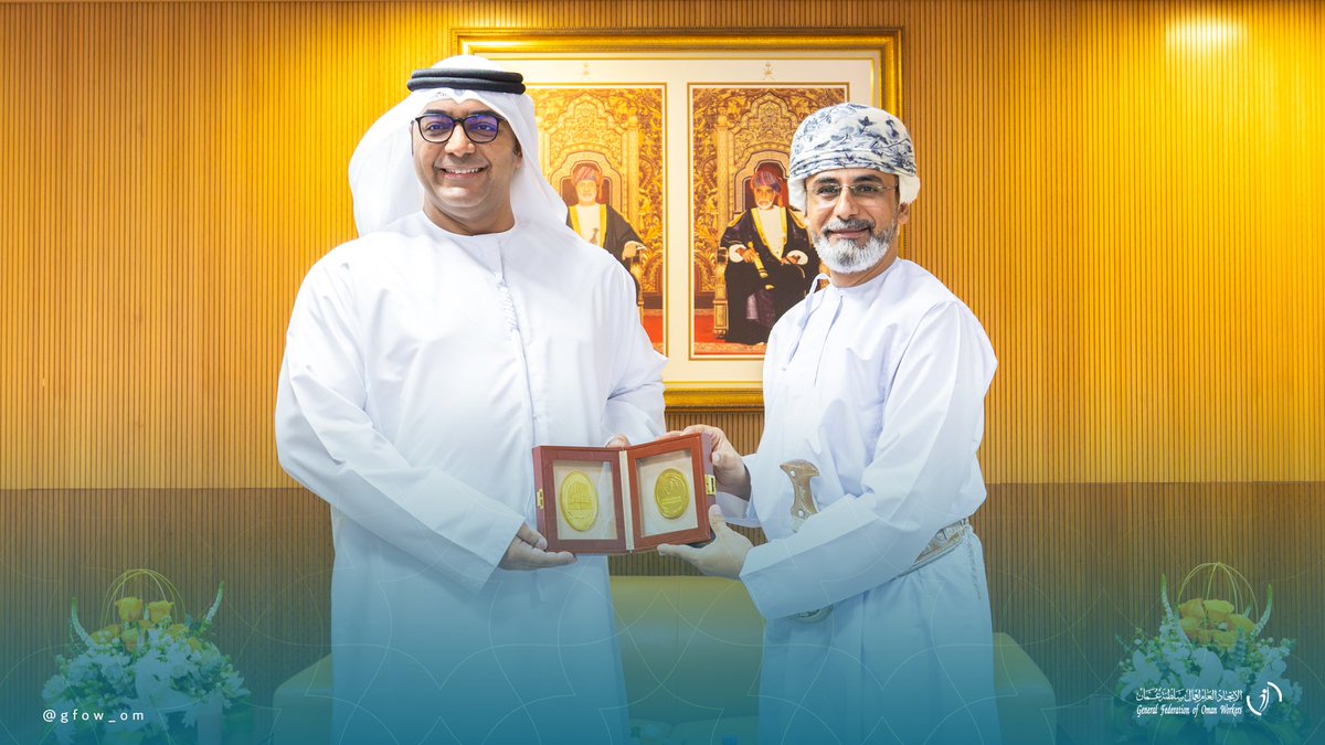 gfow_om's tweet photo. اطلع الوفد على أهداف الاتحاد العام واختصاصاته، ودوره في تسوية القضايا العمالية، وخدماته التي يقدمها للعاملين في القطاع الخاص، إضافةً إلى آليات تعامله مع البلاغات والشكاوى العمالية. https://t.co/XiEHpyG1IT