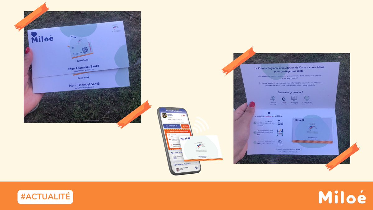 Miloé &amp; le Comité Régional d'Equitation Corse ! 🤝

C’est à l’occasion de la 28ème édition de Cavall’in Festa 🐎 que l'équipe du CRE Corse a remis gratuitement des Cartes-Santé à ses licenciés lors de la remise des prix pour sécuriser leur pratique sportive.