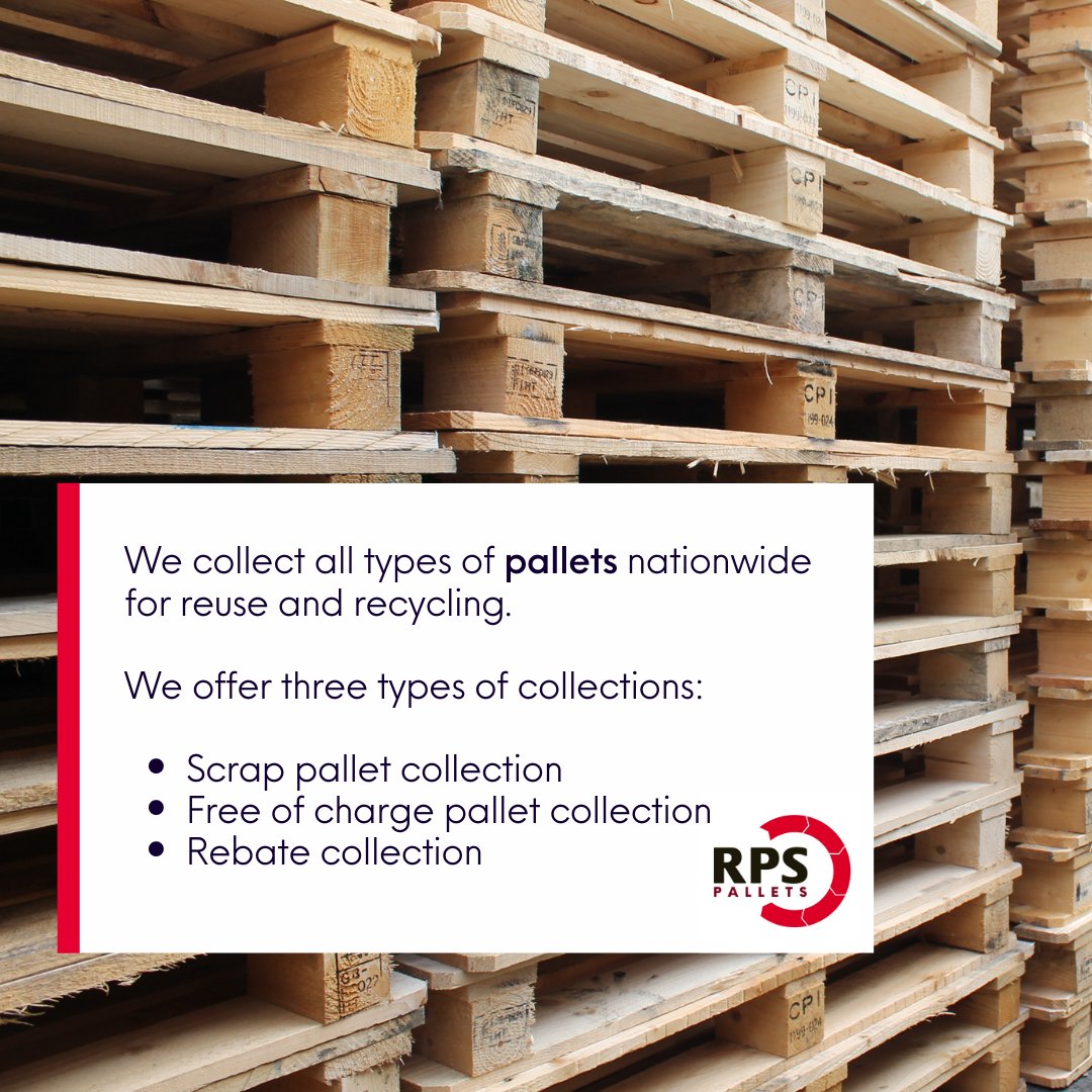 Struggling to get rid of your unwanted pallets? We offer a local service on a national scale. We can take the hassle out of pallets for you - get in touch or visit or website rpsltd.com

#pallets #nationalcollections