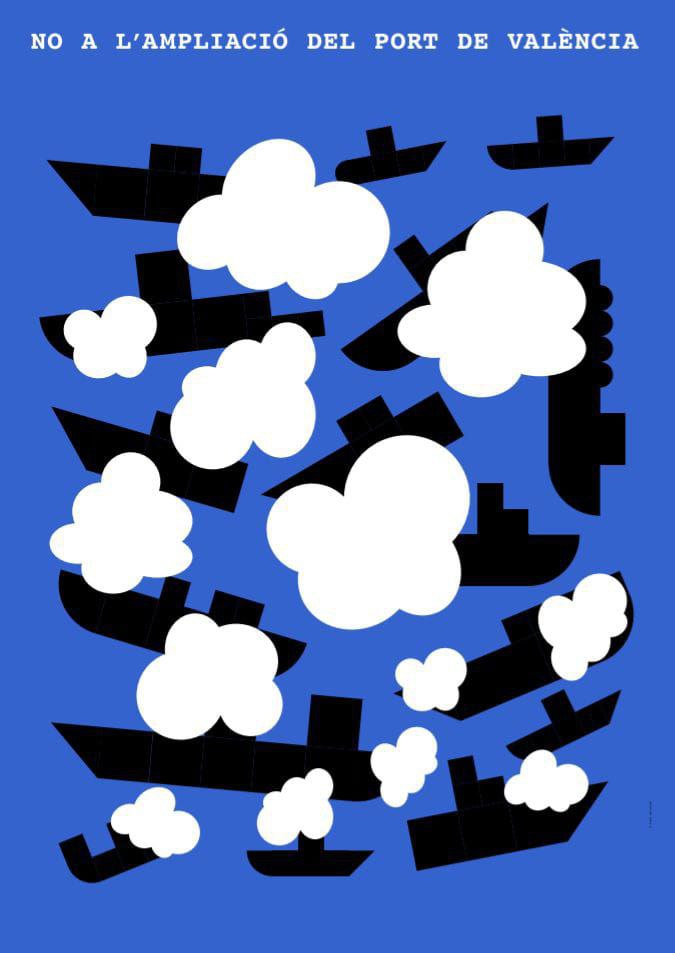 Viernes 16 de junio tenemos una protesta muy importante, especialmente para la ciudad de Valencia🏙

Para evitar una ampliación del Puerto que degrade el litoral y la salud de las personas🤒

#NoAmpliacióPort 
#MésValenciaMenysPort