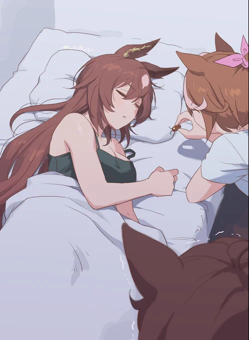 【ウマ娘】寝起きドッキリ作戦!!  イタズラしちゃうモンニ! シビエス、テイシリです。  #ウマ娘