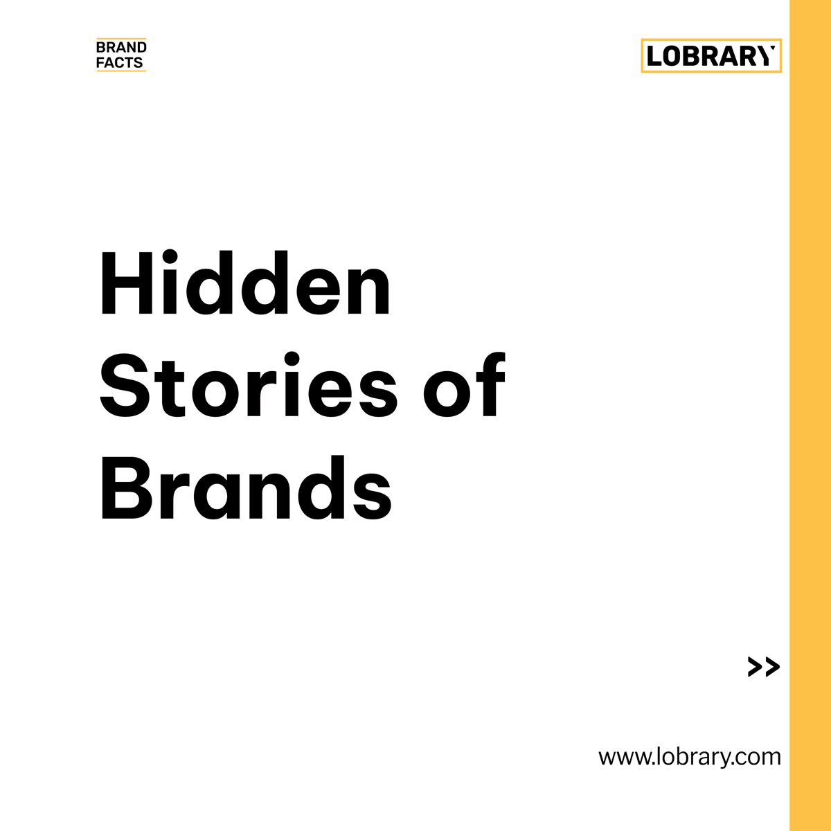 Lobrary_'s tweet photo. Do we know that each brand has a rare story behind it?
Let's dig into some. On a daily basis, we cannot avoid something that isn't a brand. Our clothes, mobiles, and things we eat and hold. Lets unfold the stories behind brands...
#brandfacts #brandstories #Lobrary #apple #brands https://t.co/9HBkVM6fu1