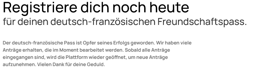 Wuestenfuchsia's tweet photo. "Der Deutsch-Französische Freundschaftspass" - Ein modernes Trauerspiel in 4 Akten. Geschrieben von Volker Wissing, Aufgeführt durch das Bundesministerium für Digitales und Verkehr. #registrierung #Freundschaftspass https://t.co/3LtIoH86w0
