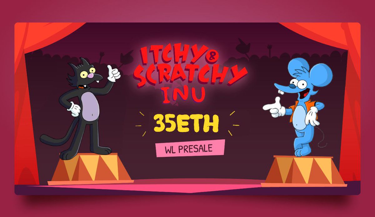 ItchyNScratchy_'s tweet photo. We are delighted to announce our new presale link on the ETH network! We have successfully audited our new contract and KYC’d with @pinkecosystem to ensure the safety of our investors!

https://t.co/pBPqKyOMOj

https://t.co/j22nA3juYU https://t.co/kL3qab0KoK