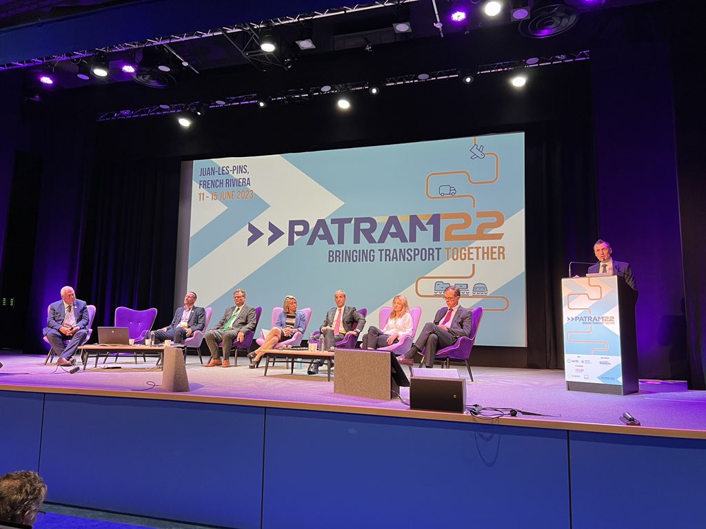 NTSolutionsUK's tweet photo. Our CEO Seth Kybird spoke to delegates at PATRAM22 on the importance of collaboration within nuclear transport and how vital the work of NTS is to the whole nuclear industry. 
#PATRAM22 #NuclearTransport #collaboration https://t.co/jQV6jt1qm0