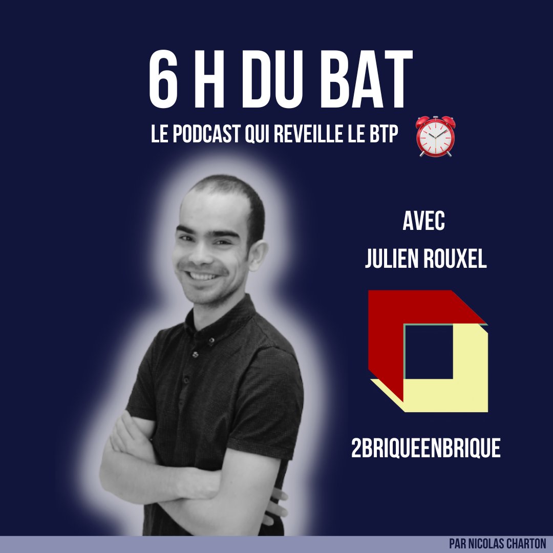 Dans 6H du BAT #16

Comment éco-construire au juste prix ? 
 
Julien Rouxel
 
 tinyurl.com/brique6HduBAT
 
#btp #matériaux #podcast #ecologique