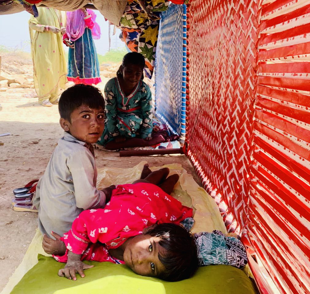 These Hindu children, who escaped certain death in Pakistan, have now been given land to resettle in Jaisalmer. But it is barren, without water or electricity. The children sleep under the shadow of cots to survive the blistering heat.

Hindus - eighth class citizens everywhere.