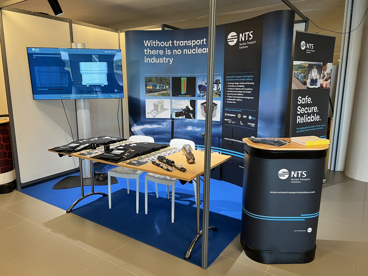 NTSolutionsUK's tweet photo. NTS will be available at booth 24 for the duration of PATRAM22, come see us to find out how we can help your business. 
#PATRAM22 #NuclearTransport #collaboration https://t.co/KtepLJRDZD