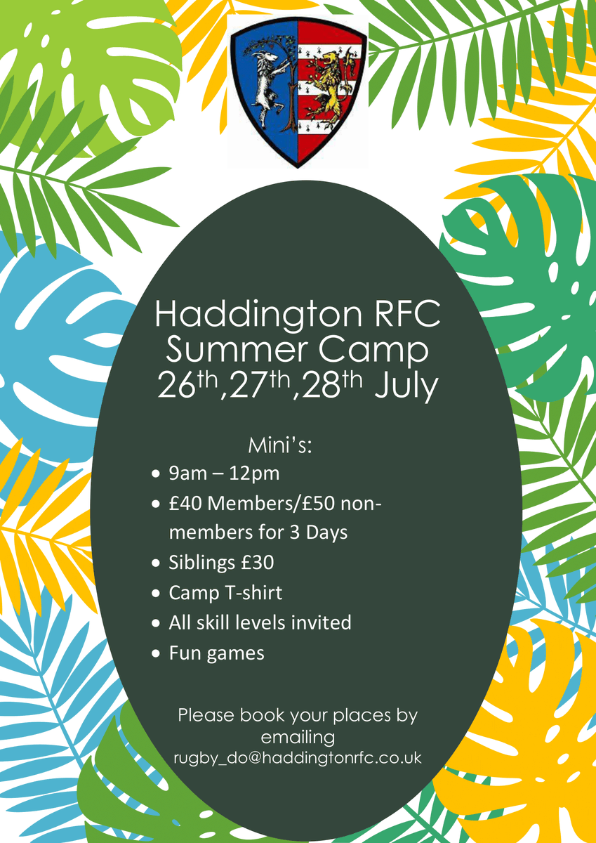 HRFC Summer Camp Info