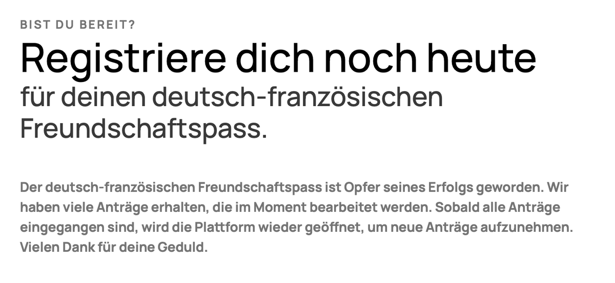 Deutsch-Französischer Freundschaftspass Updates tweet media