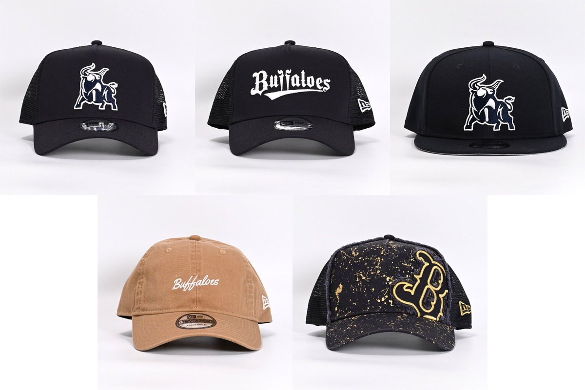 グッズ情報】 本日11時より、Buffaloes×NEW ERAコラボキャップの販売