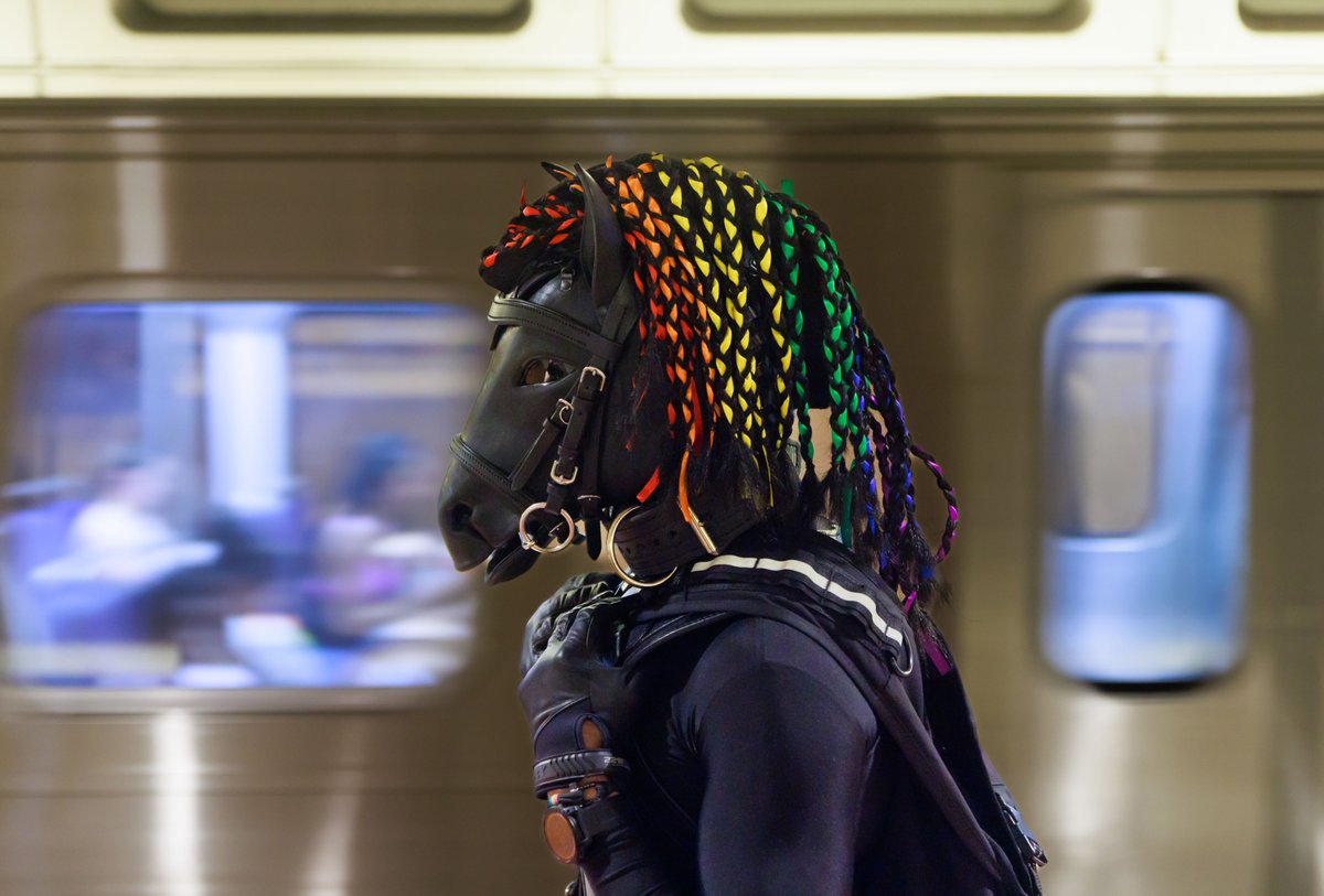 How I look on my way to work in the morning. 

photo by @doll_shutter 

#ponyplay #bdsm #leather #dcmetro #DCPride #pride #CapitalPride #kink