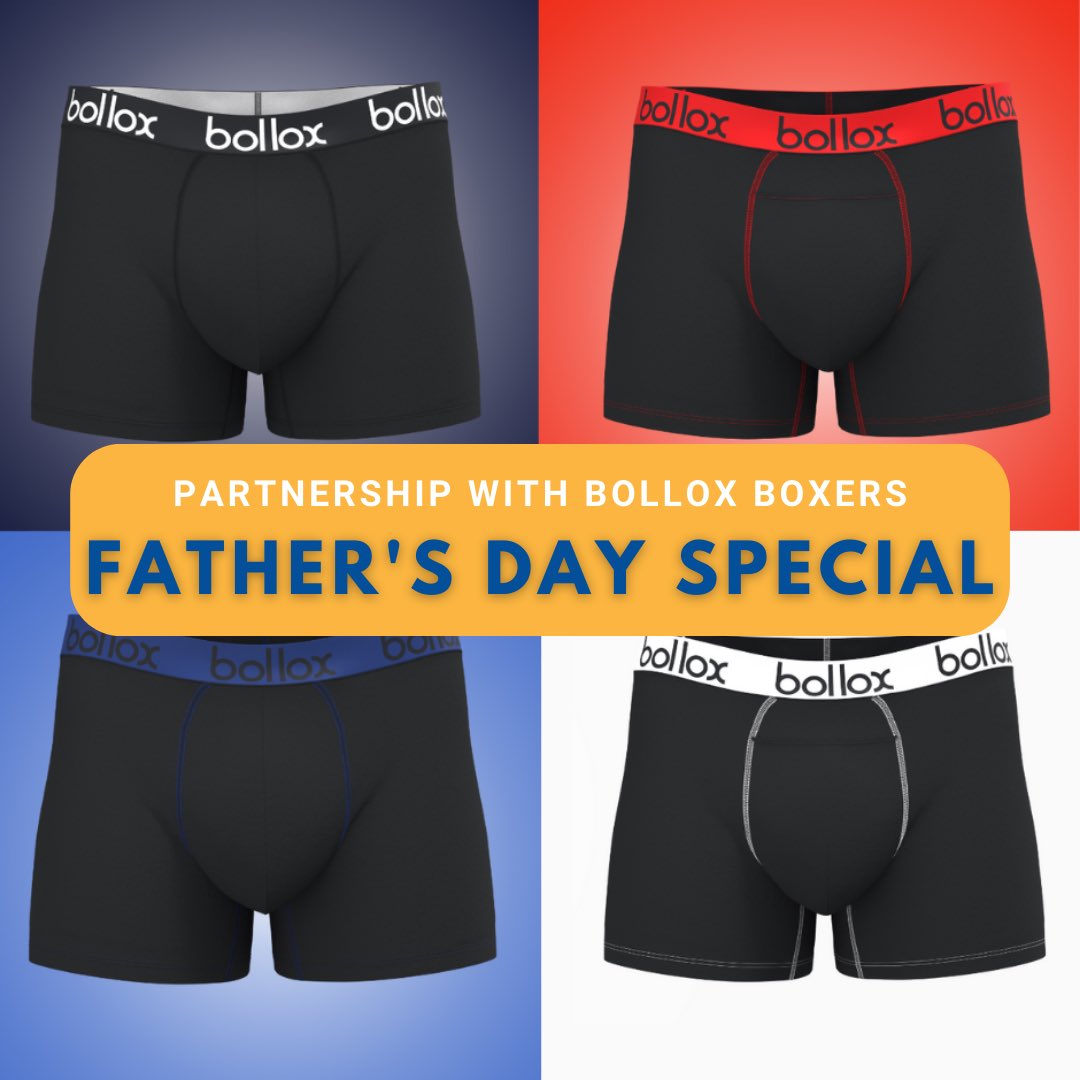 orchidcancer's tweet photo. Time is ticking &amp; so is your dad’s fashion game!⏰ Get your dad Bollox Boxers this #FathersDay💙 20% of proceeds will go to Orchid Fighting #MaleCancer. Use this special link + use promo code ORCHID for 10% off &amp; show dad you’ve got his back(side)!🤭https://t.co/DFWMdp0jDa https://t.co/qWwfuLnPQP