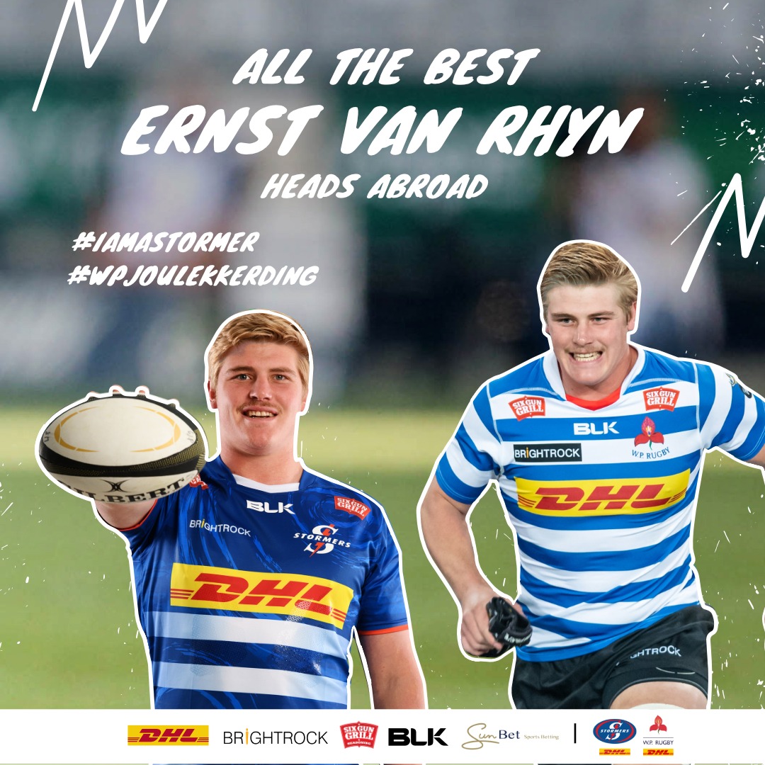A homegrown age-group star who has been a stalwart for the DHL Stormers and DHL WP for the last five years. Thanks for everything you put in for both teams Ernst and all the best for the future. We know you will fly high wherever you go. #iamastormer #wpjoulekkerding