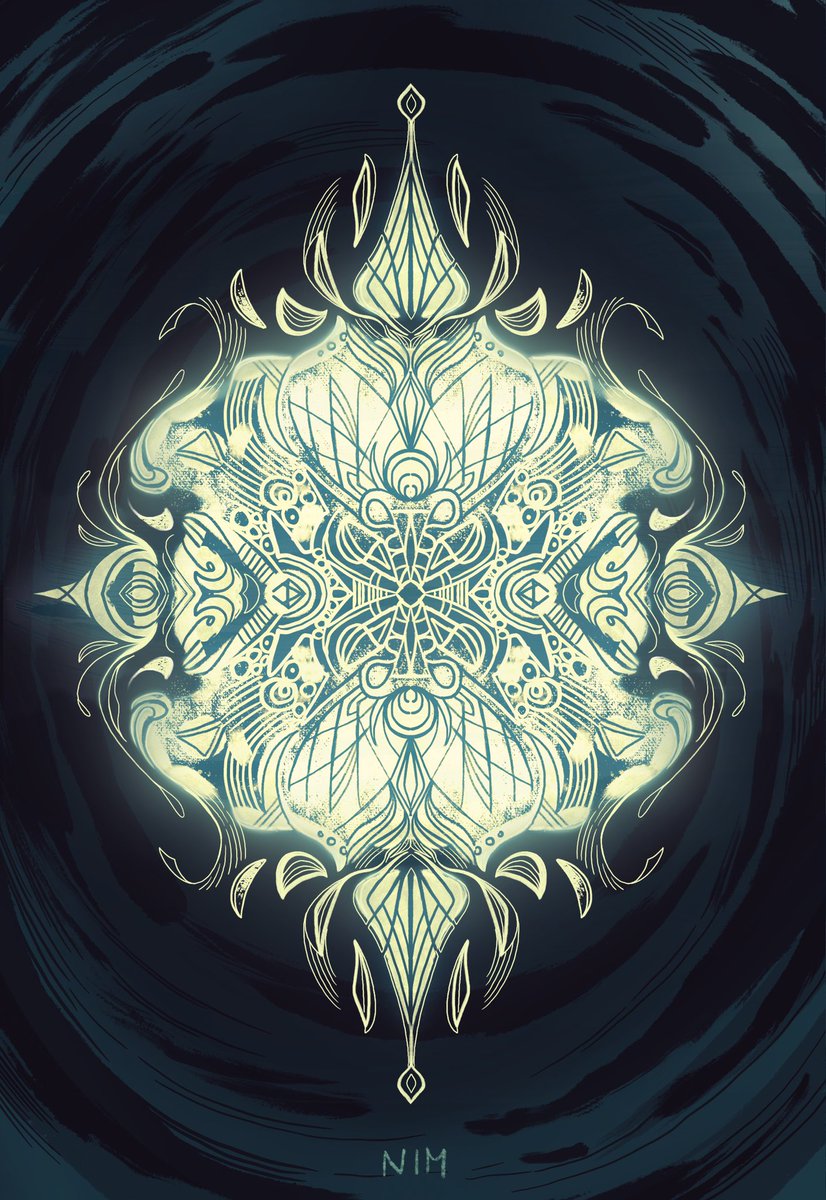 Updated version of Ilar’s sigil for the CoT: The Remainder Expanded Edition
This artwork will be adapted into a linocut and we’ll have a Kickstarter exclusive series of prints of it.