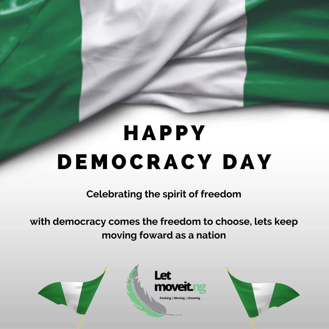 With democracy comes the freedom to choose.

#letmoveitng #movingcompany #DemocracyDay2023