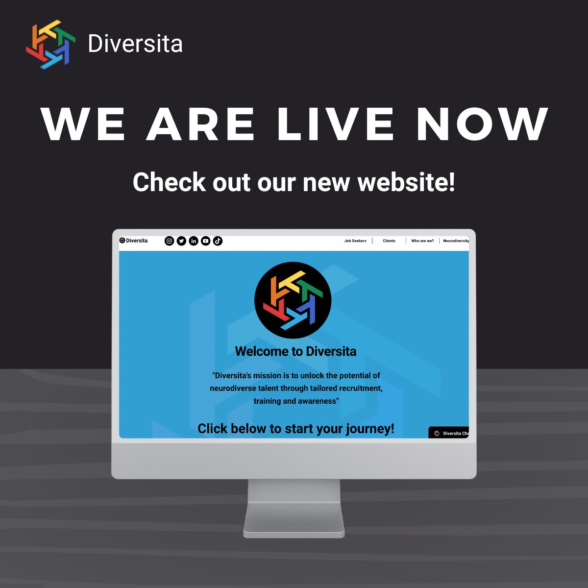 We’re thrilled to announce the launch of our new website!

Over the last few months, we’ve been working hard to create a website that is both informative and user-friendly, and we cannot wait for you to take a look 👇

diversita.co.uk 

#Neurodiversity