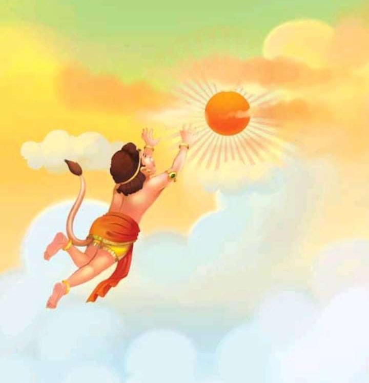 जरा दिमाग कि बत्ती जलाइए।👇

👉सोचने वाली बात है जब हनुमान जी ने बचपन में सूर्य को फल समझकर निगल लिया था तब उनका मुंह नहीं जला लेकिन जब लंका जलाई तो पूंछ कैसे जल गई? 

👉विज्ञान के अनुसार सूर्य पृथ्वी से लगभग 109 गुना बड़ा है तो इतने बड़े सूर्य को हनुमान जी कैसे निगल गए और सूर्य
