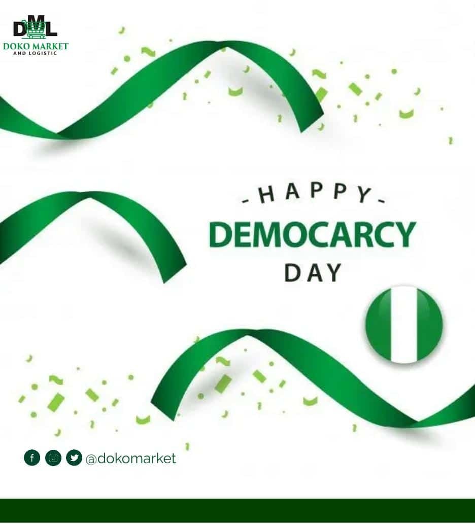 dokomarket's tweet photo. Happy Democracy Day! https://t.co/b6v2MUrdKQ