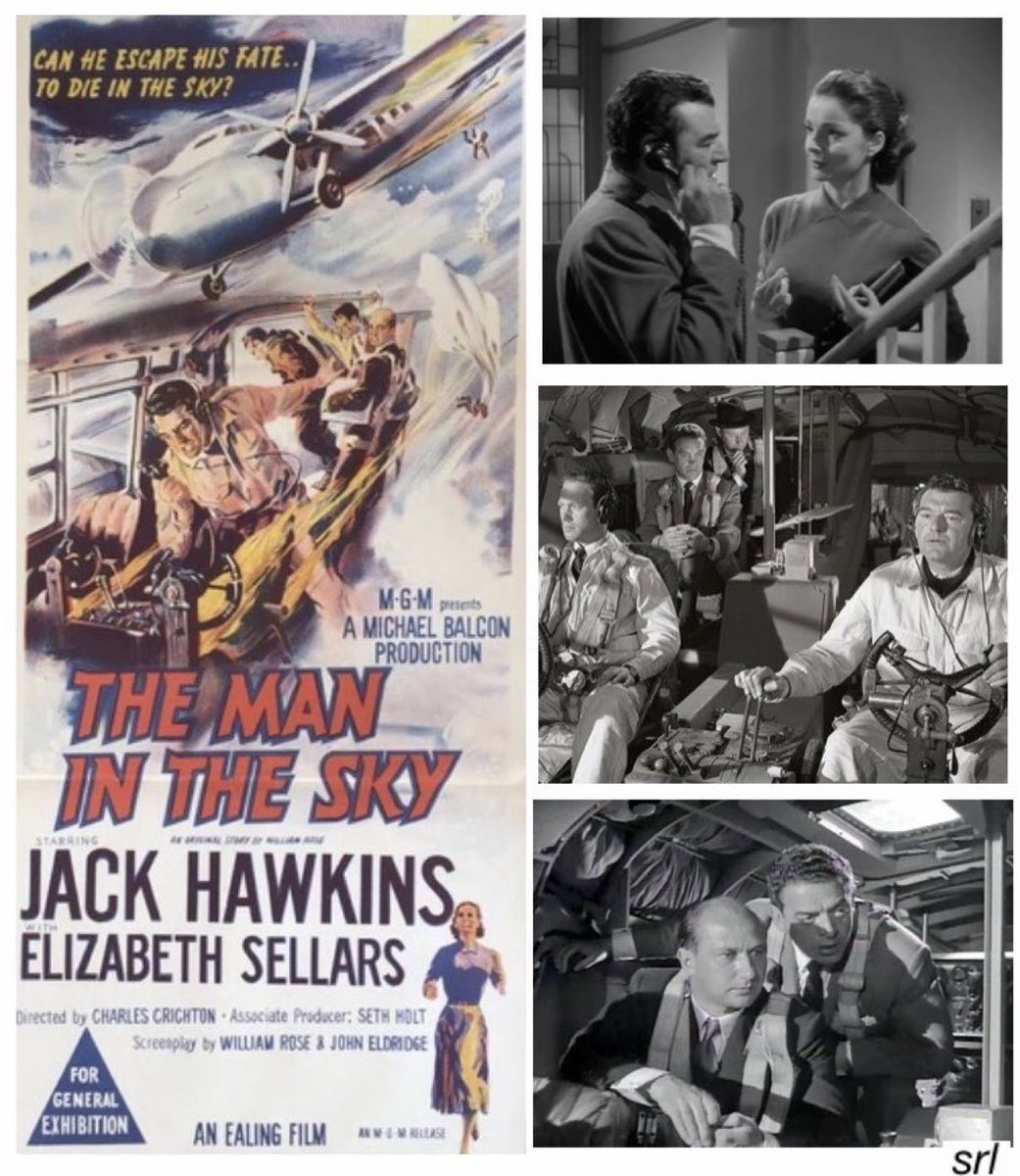 12:45pm TODAY on @TalkingPicsTV 

The 1957 #Drama film🎥 “The Man in the Sky” (aka “Decision Against Time”) directed by #CharlesCrichton  from a screenplay by #JohnEldridge & #WilliamRose (who wrote the story)

🌟#JackHawkins #ElizabethSellar #WalterFitzgerald #LionelJeffries