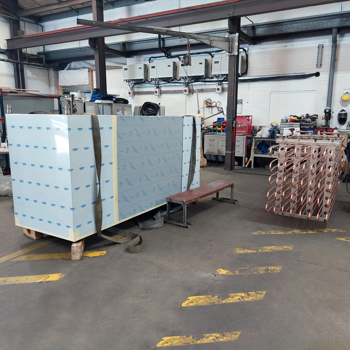 Our KOOL-PAK ice builders are in production!

These are used within the dairy industry to provide ice water for additional milk pre-cooling, helping improve milk quality.

#manufacturemonday #icebuilder #koolpak #milking #manufacturing #manufacturer #fabdec #darikool #ukmfg