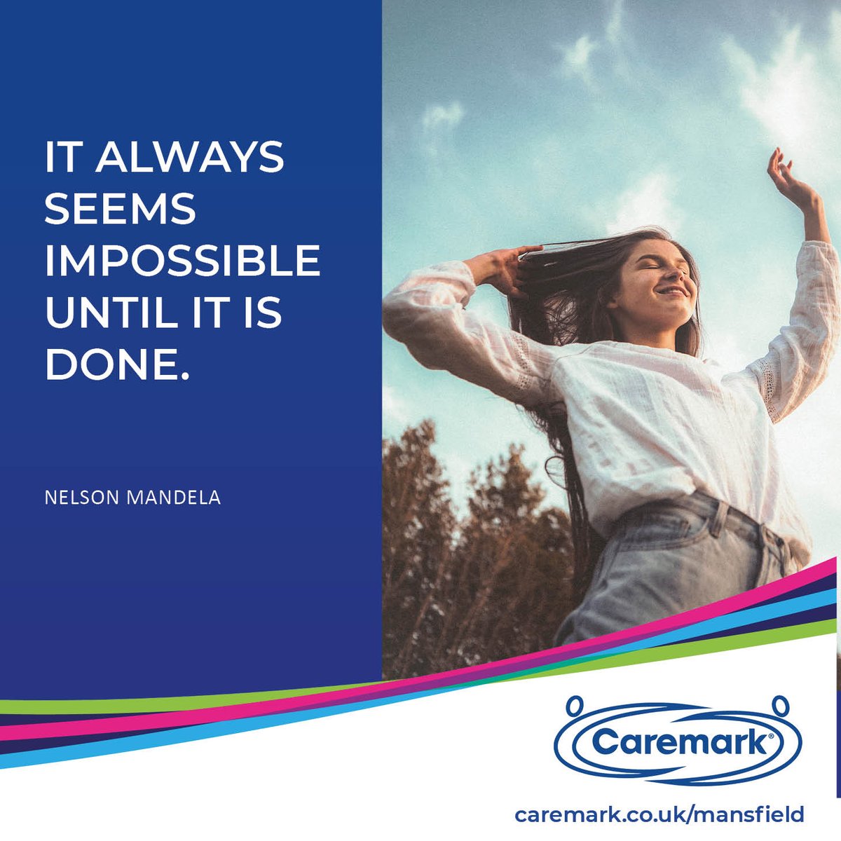 Monday Motivation! Rise and shine, it's time to take on the week! 

Fill your cup with positivity and ambition and make something amazing happen 💪 

#CaremarkMansfield 💙

#MondayMotivation #RiseAndShine #PositiveVibes #MondayVibes #MondayFeels #caremark #wecareuk